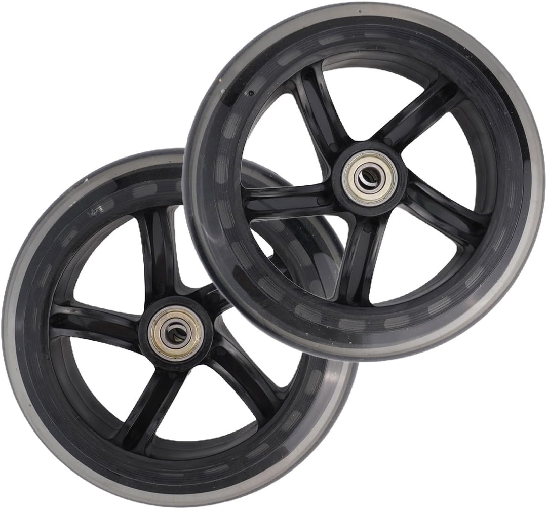 Scooter-Räder, 125 mm – 200 mm, mit Kugellagern für Roller, Rollschuhe, Trolleys, Mittellochdurchmes