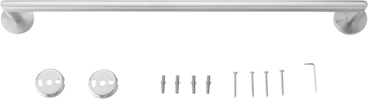 Ambrosya - Handtuchhalter zum Bohren - Badetuchhalter Handtuchstange Handtuch Haken Halter Wand Bad