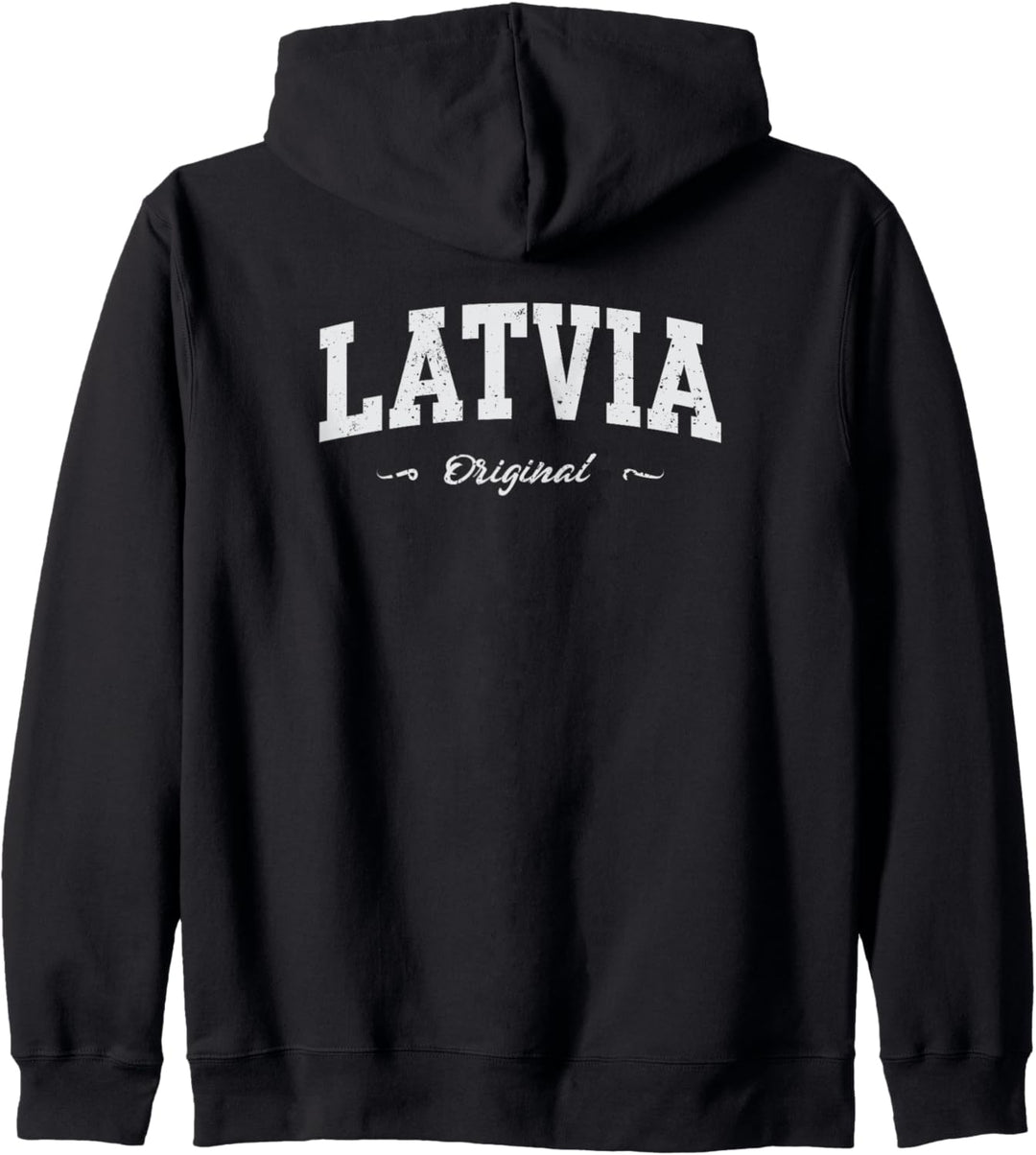 Lettland Sport Souvenir Fanartikel Design Kapuzenjacke