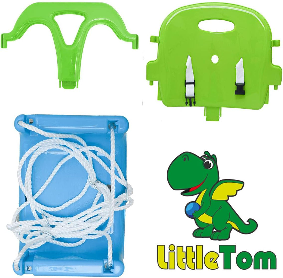 LittleTom 3-in-1 Babyschaukel Outdoor ab 6 Monate - 40x43x33 Gartenschaukel Baby Schaukel Kleinkinde
