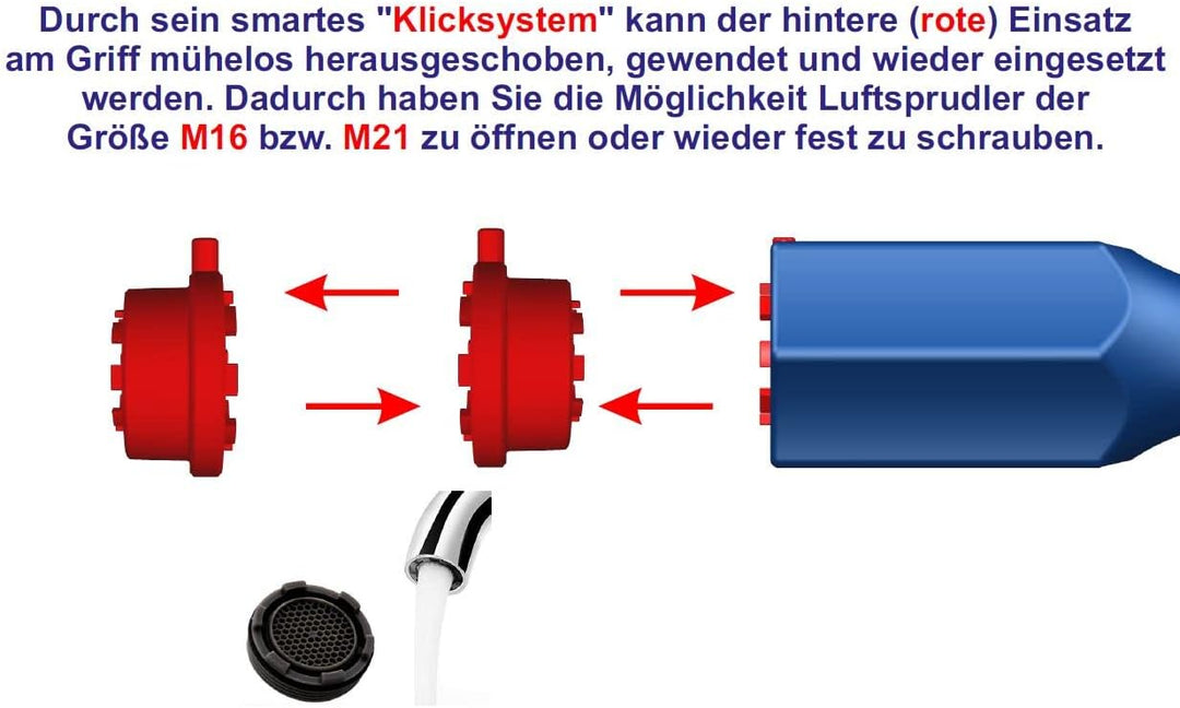 Rela Innovativ Montageschlüssel mit Gelenk, Montage WC-Sitz | Flügelmutter und Schraubenköpfe, Kunst