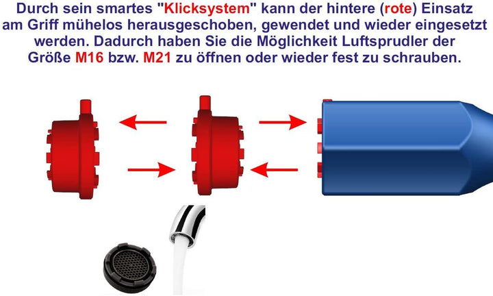 Rela Innovativ Montageschlüssel mit Gelenk, Montage WC-Sitz | Flügelmutter und Schraubenköpfe, Kunst