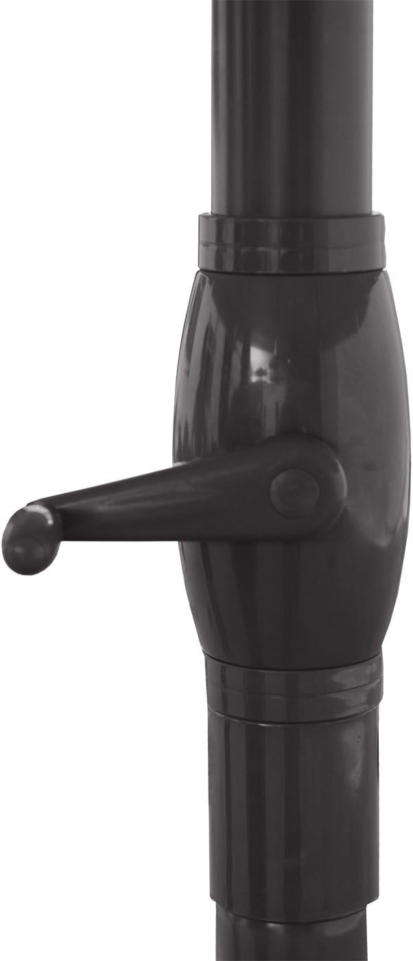 Sonnenschirm Meran Pro, Gastronomie Marktschirm mit Volant Ø 5m Polyester/Alu 28kg ohne Ständer Bord