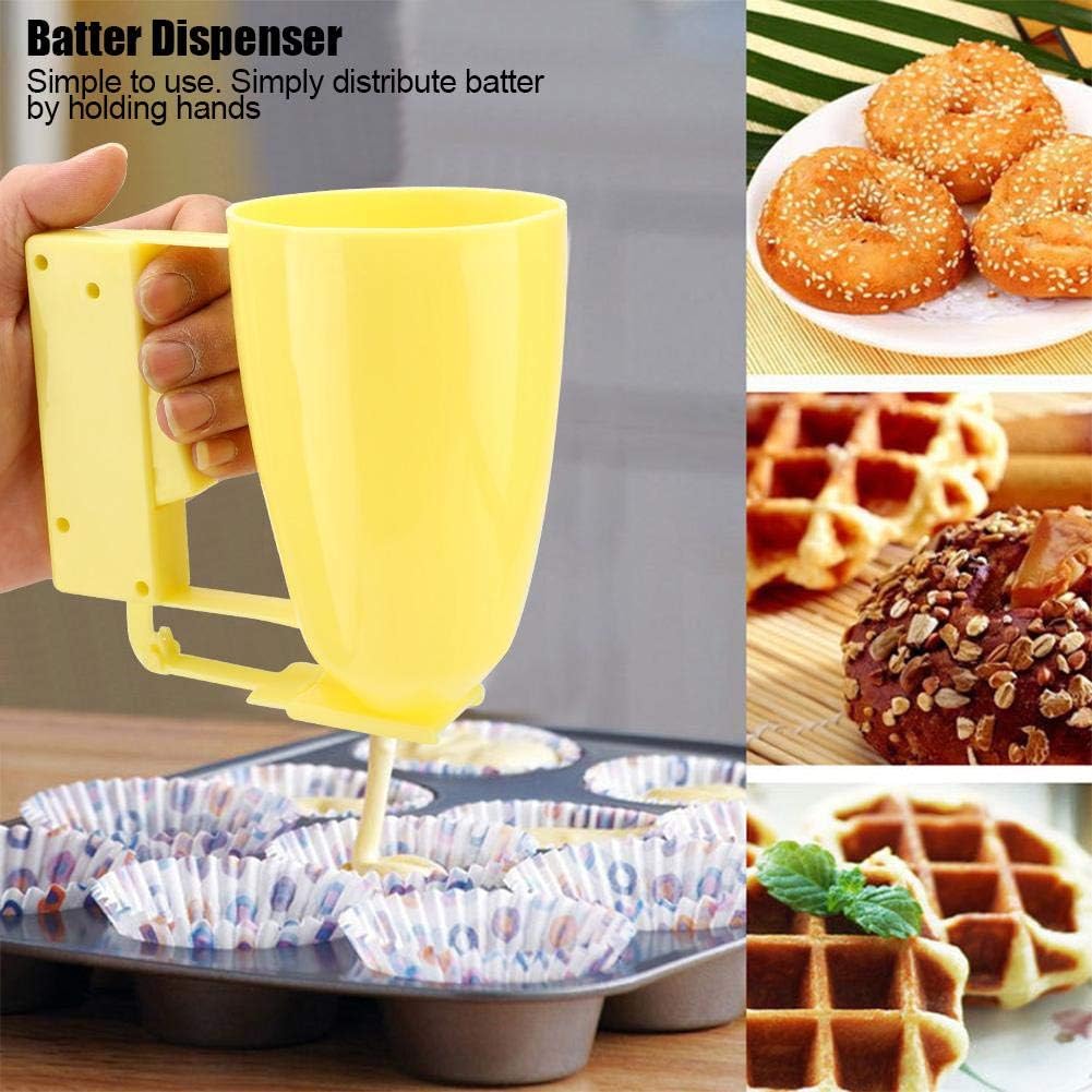 Pfannkuchen Cupcake Batter Spenderwerkzeug Für Muffin-Mix Crêpes Kuchen Kekse Kolben Mit Messlabel
