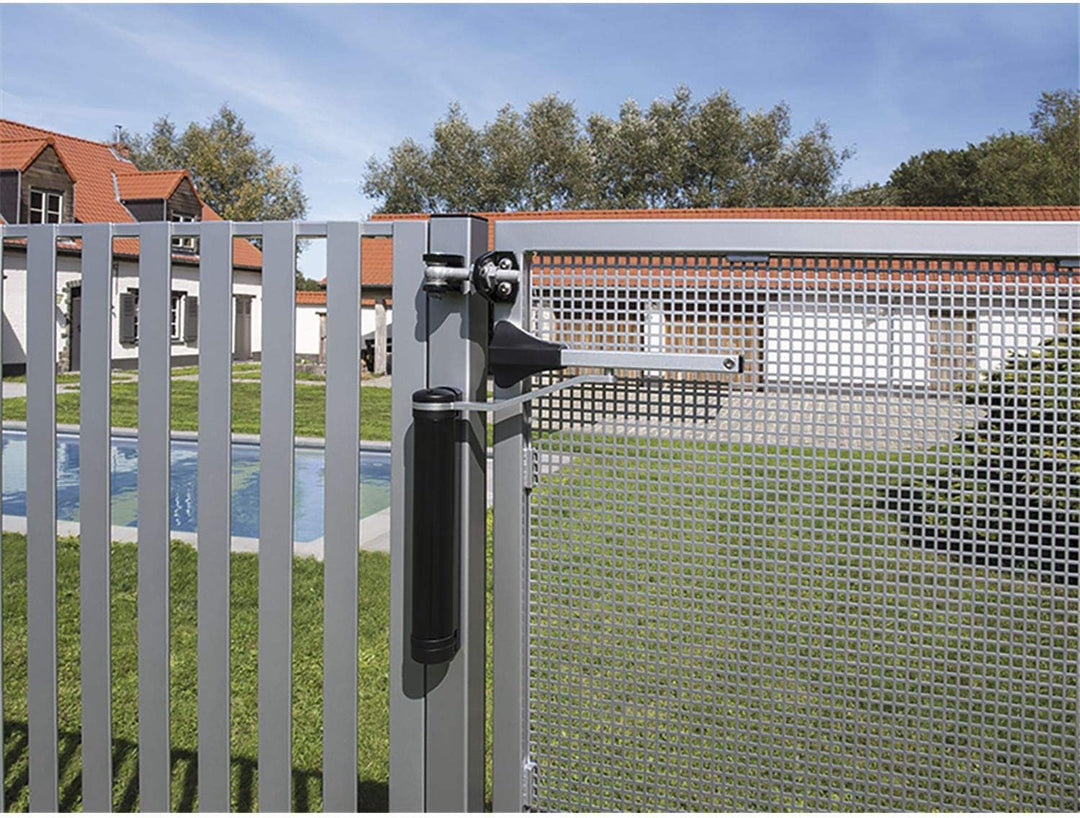 LOCINOX ZILV Türschliesser Lion, für Türen bis zu 75 kg, Aluminium silberfärbig, Silber