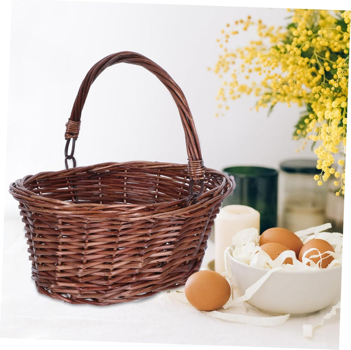 BESPORTBLE Einkaufskörbe Geschenkkorb Lebensmittelkörbe Mit Griffen Sammelkorb Hochzeit Blumenmädche