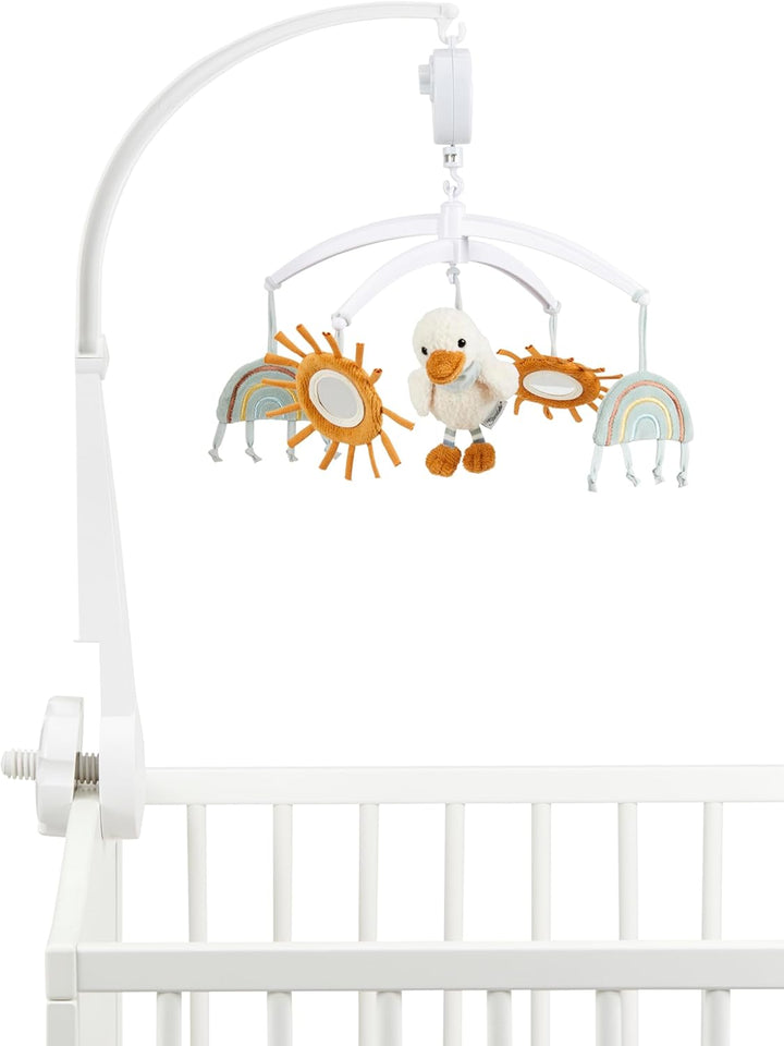 Baby Mobile Ente Edda Lou, Musikmobile für Jungen und Mädchen mit der Melodie Brahms Wiegenlied und