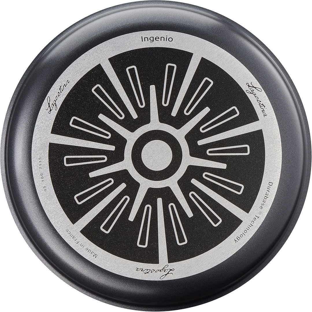 Lagostina Ingenio Essential Bratpfanne, Ø 24 cm, Aluminium, schwarz Padella Ø cm 24 Ingenio Essentia