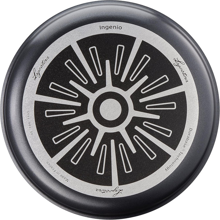 Lagostina Ingenio Essential Bratpfanne, Ø 24 cm, Aluminium, schwarz Padella Ø cm 24 Ingenio Essentia