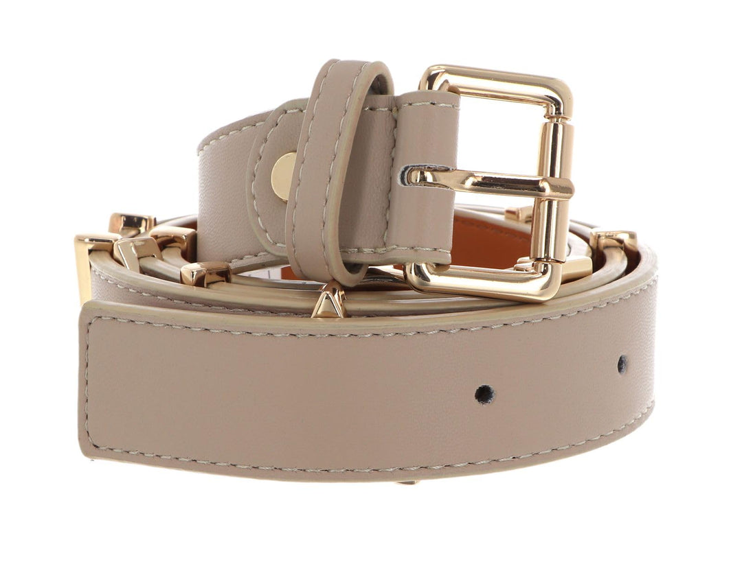 VALENTINO Emma Winter Belt W110 Beig / Oro - kürzbar