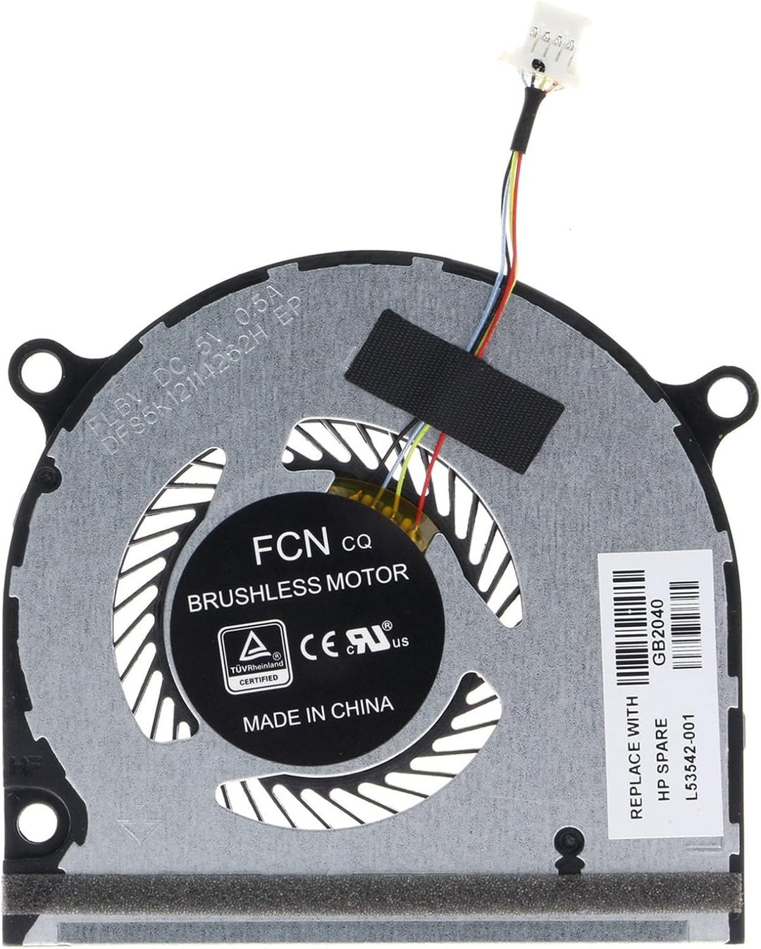 CPU- und GPU-Lüfter für HP Envy X360 15-DS 15-DR 15M-DS 15M-DS0011DX L53542-001 L53541-001 L53867-00