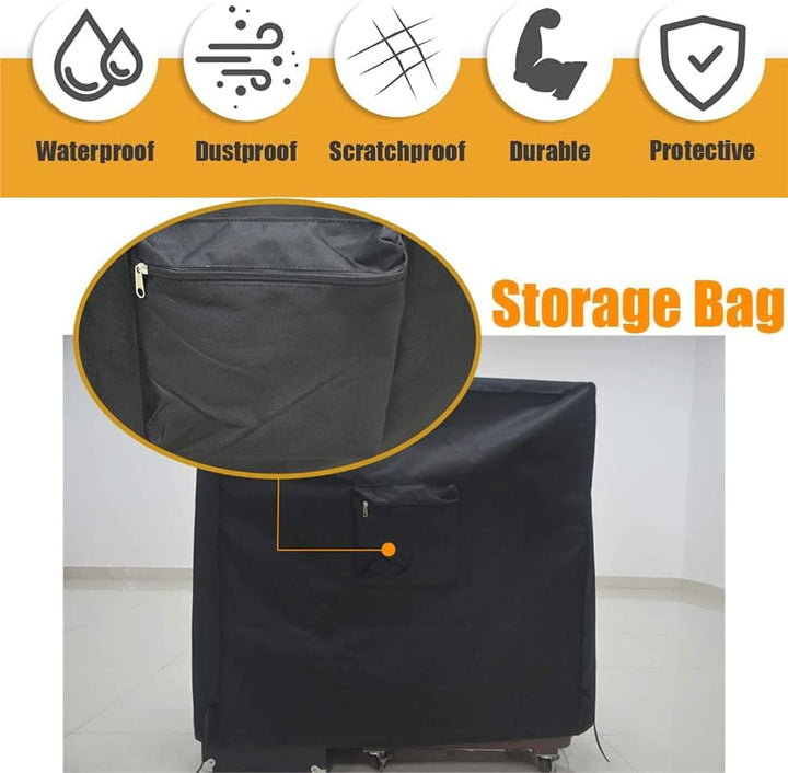 Kühlwagen-Abdeckung, wasserdicht, staubdicht, UV, tragbar, für Terrasse, Rollkühler, Eistruhe, Party