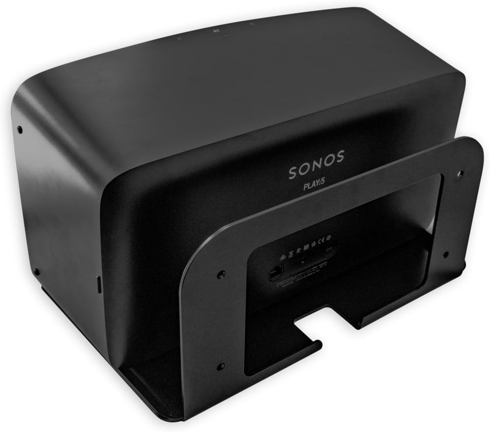 SX-Concept Wandhalterung für Sonos Play 5 Generation 2 schwarz waagerecht Schwarz, waagerecht Schwar