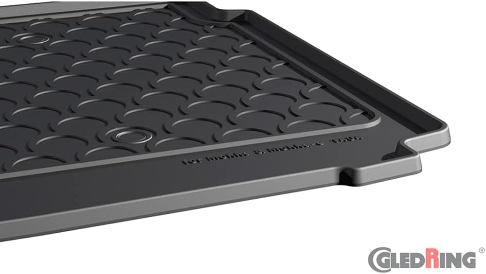 Gledring 1404 Rubbasol (Gummi) Kofferraumwanne passend für Opel Mokka-e 2020-(Tiefe Ladeboden), Schw