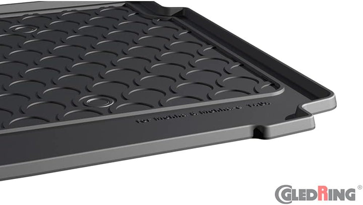 Gledring 1404 Rubbasol (Gummi) Kofferraumwanne passend für Opel Mokka-e 2020-(Tiefe Ladeboden), Schw