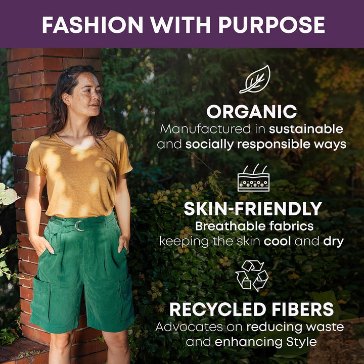 Living Crafts - ANNEDORE | Leggings - Hautenge Passform, hoher, elastischer Bund, ohne Seitennähte,