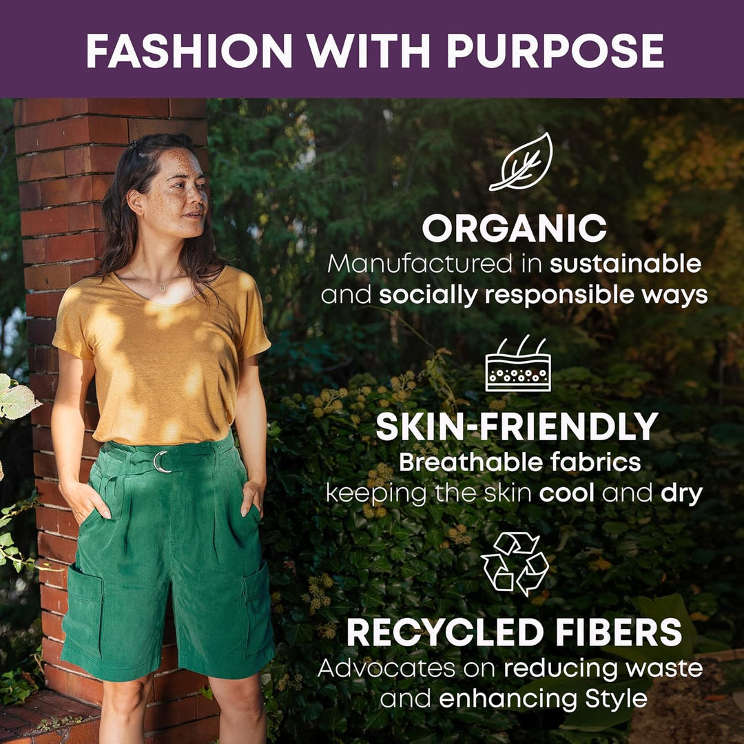 Living Crafts - ANNEDORE | Leggings - Hautenge Passform, hoher, elastischer Bund, ohne Seitennähte,