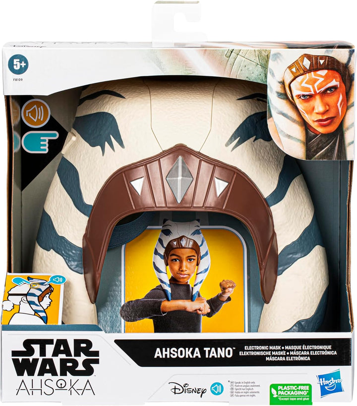 Star Wars elektronische Ahsoka Tano Maske, Star Wars Kostüm für Kinder, Star Wars Spielzeug für Kind