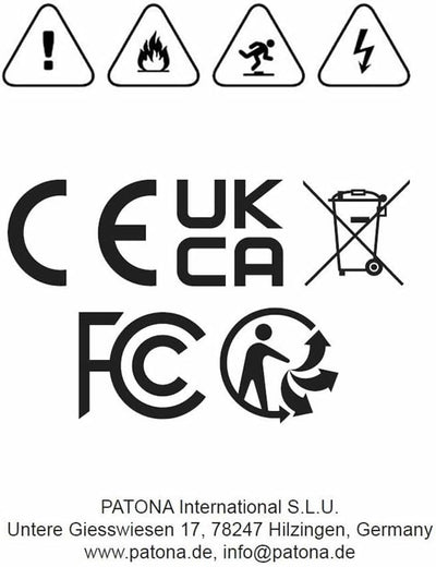 PATONA (2X) Protect V1 DMW-BLC12 E Akku (1100mAh) mit NTC-Sensor und V1 Gehäuse 2x DMW-BLC12 Protect