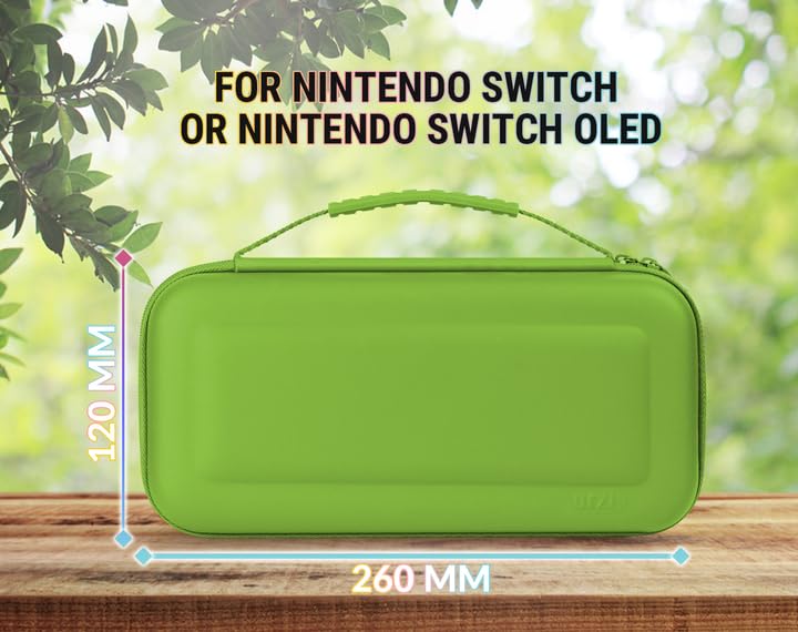 Tragetasche Kompatibel mit Nintendo Switch und New Switch OLED-Konsole - Schwarze schützende Hülle,