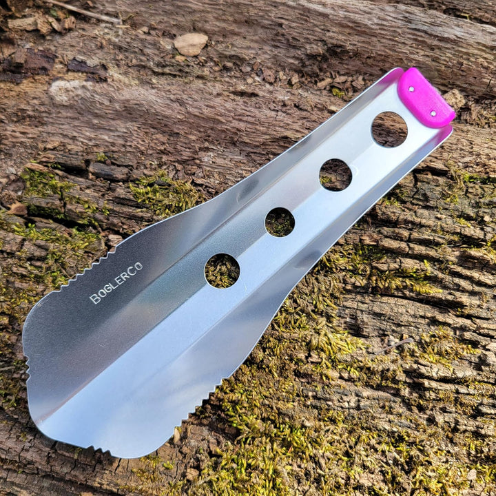 BoglerCo Ultraleichte Rucksackkelle, 13,5 g, Violett, violett