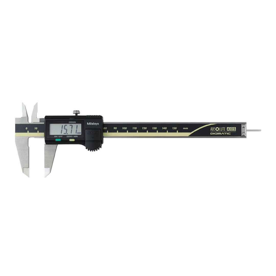 MITUTOYO Digital Messschieber ohne Datenausgang DIN 862, Tiefenmass rund 0-150 mm, 1 Stück,500-184-3