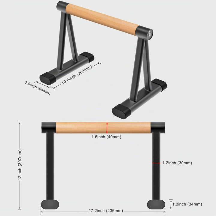 Dolibest Liegestützgriff, Calisthenics Parallettes Push up Griffe Fitness Handstand Boden rutschfest