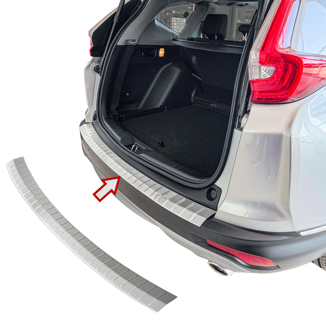 RECAMBO Ladekantenschutz Edelstahl kompatibel für Honda CR-V 5 | Typ RT RW | BJ 2016-2023 - matt geb