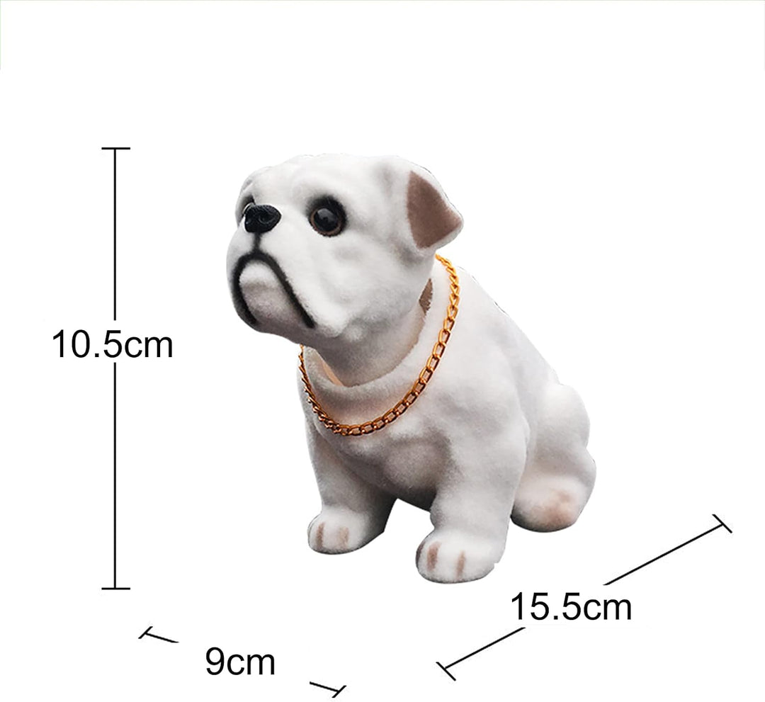 Wackelkopf Hunde,Auto Puppe,Harz Niedlich Schütteln Kopf Hund Dekoration,für Auto Innenraum Home Des