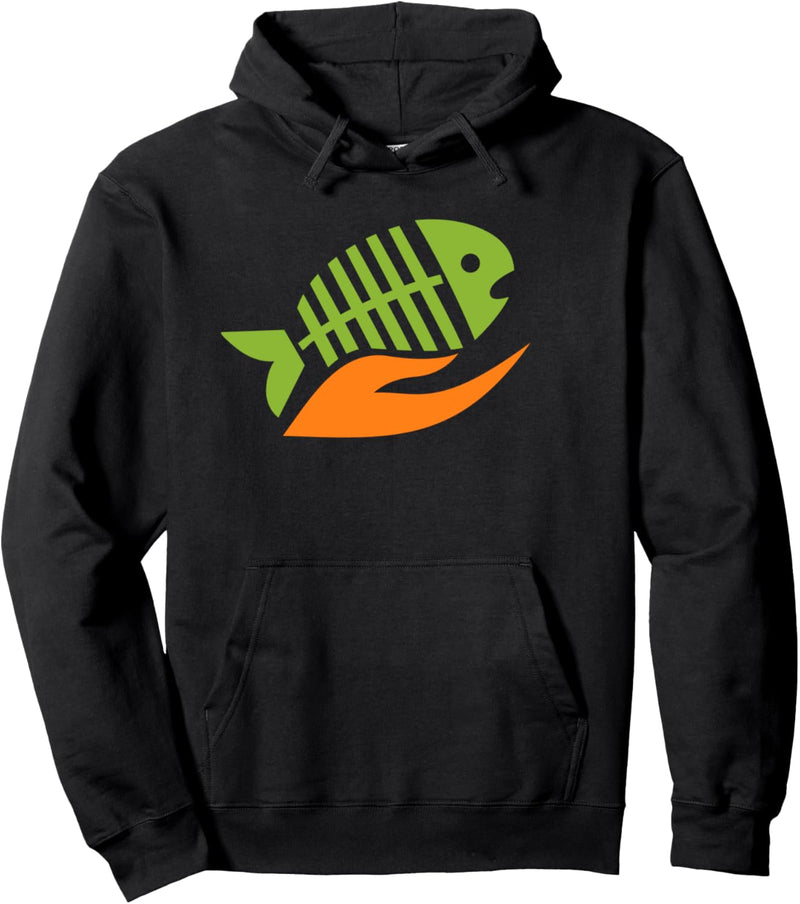 Fisch in der Hand Pullover Hoodie