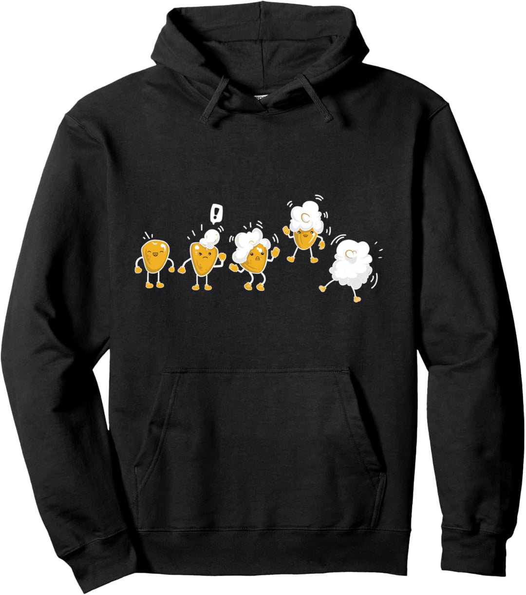 Popcorn Snack Kino Süss Salzig - Popcorn Pullover Hoodie