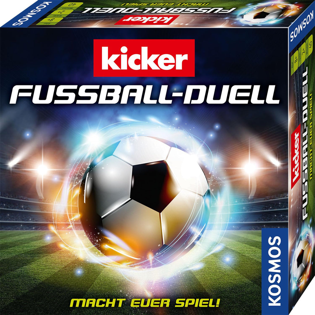 KOSMOS 684563 Kicker Fussball Duell - Macht euer Spiel! Taktisches Fussball Brettspiel für 2 Persone