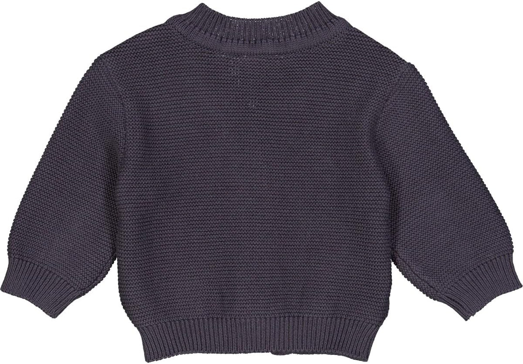 müsli Baby-Jungen Knit Cable Cardigan Sweater 62 Mystery Blue, 62 Mystery Blue