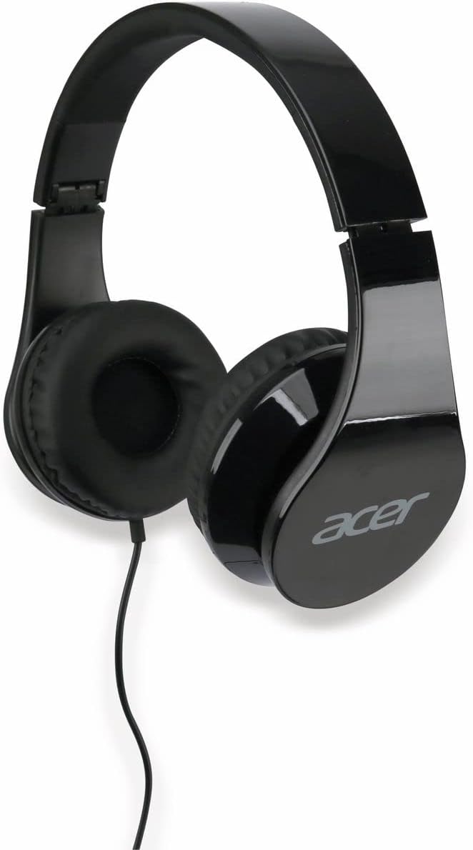 Headset ACER Compatible Over-Ear Headphones Black, Retail Box