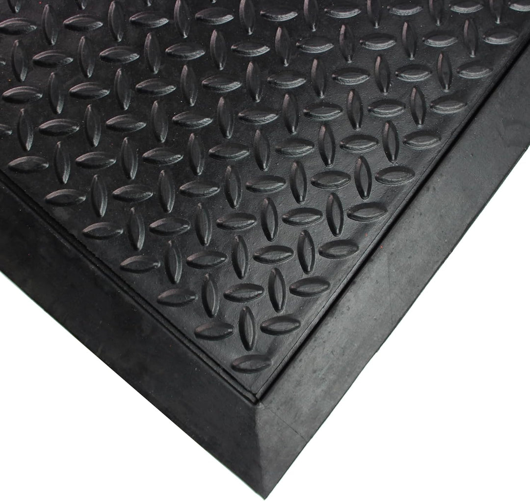 Doortex Anti-Ermüdungsmatte | Arbeitsplatzmatte "anti-fatiguemat" | 71 x 78 cm | aus 100 % Gummi | s
