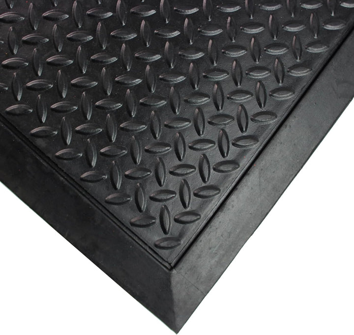 Doortex Anti-Ermüdungsmatte | Arbeitsplatzmatte "anti-fatiguemat" | 71 x 78 cm | aus 100 % Gummi | s