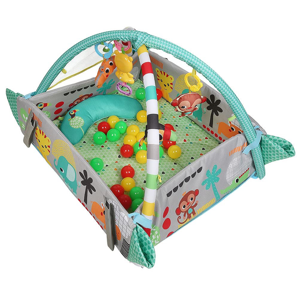5-in-1 Erlebnisdecke & Bällebad mit Bällen - Totally Tropical, Spieldecke mit Spielbogen, 20+ Minute