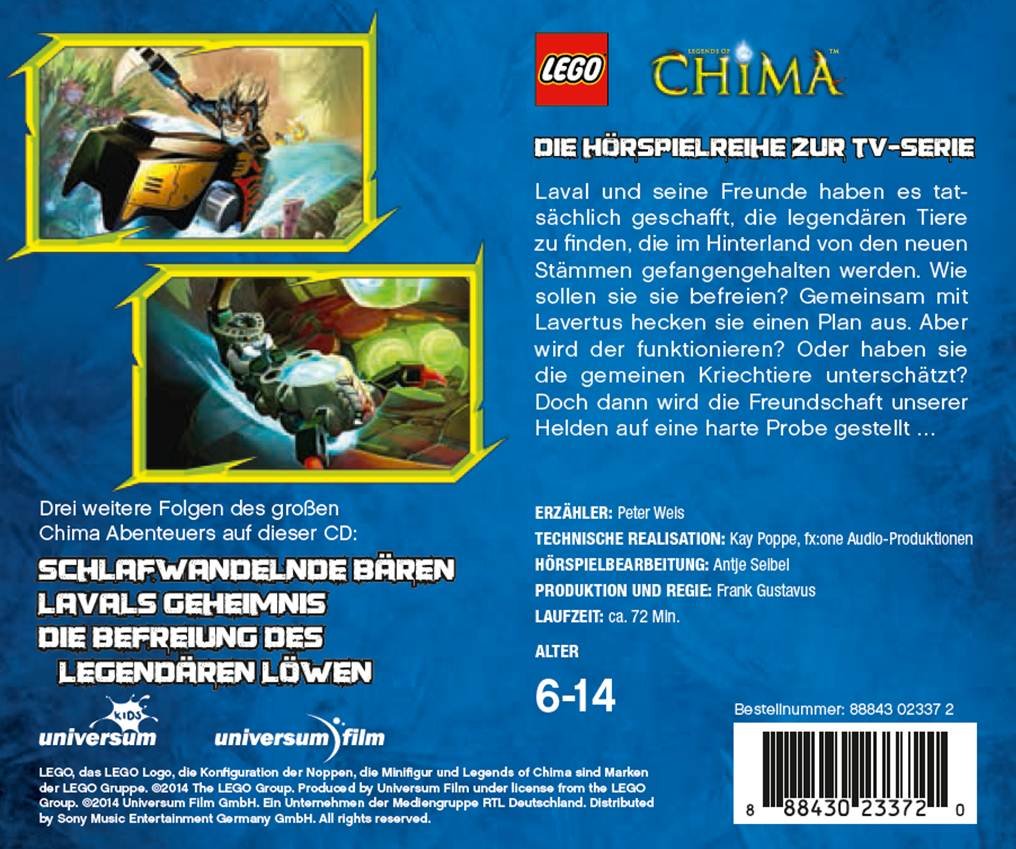 Lego Legends of Chima (Hörspiel 9), Audio-CD