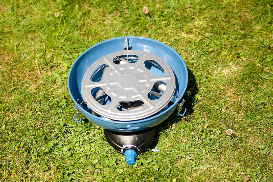 CAMPINGAZ Party Grill Modell 400 R - Komfortabler Partygrill mit Gasanschluss blau 45 x 15 x 15 cm,