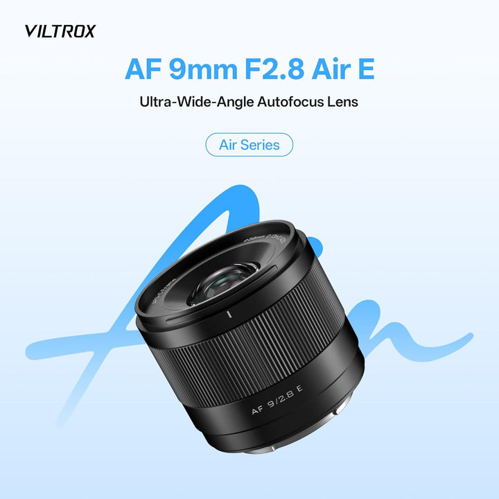 VILTROX AF 9mm F2.8 Air APS-C Objektiv für Sony E-Mount, 113,8° Ultraweitwinkel STM Prime Autofokus-