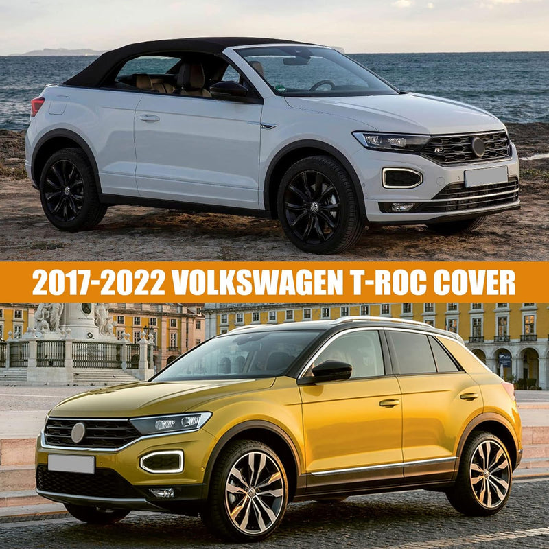 Autoabdeckung Wasserdicht für VW TROC 2017–2022, Atmungsaktiv Vollgarage Auto Abdeckplane für Regen