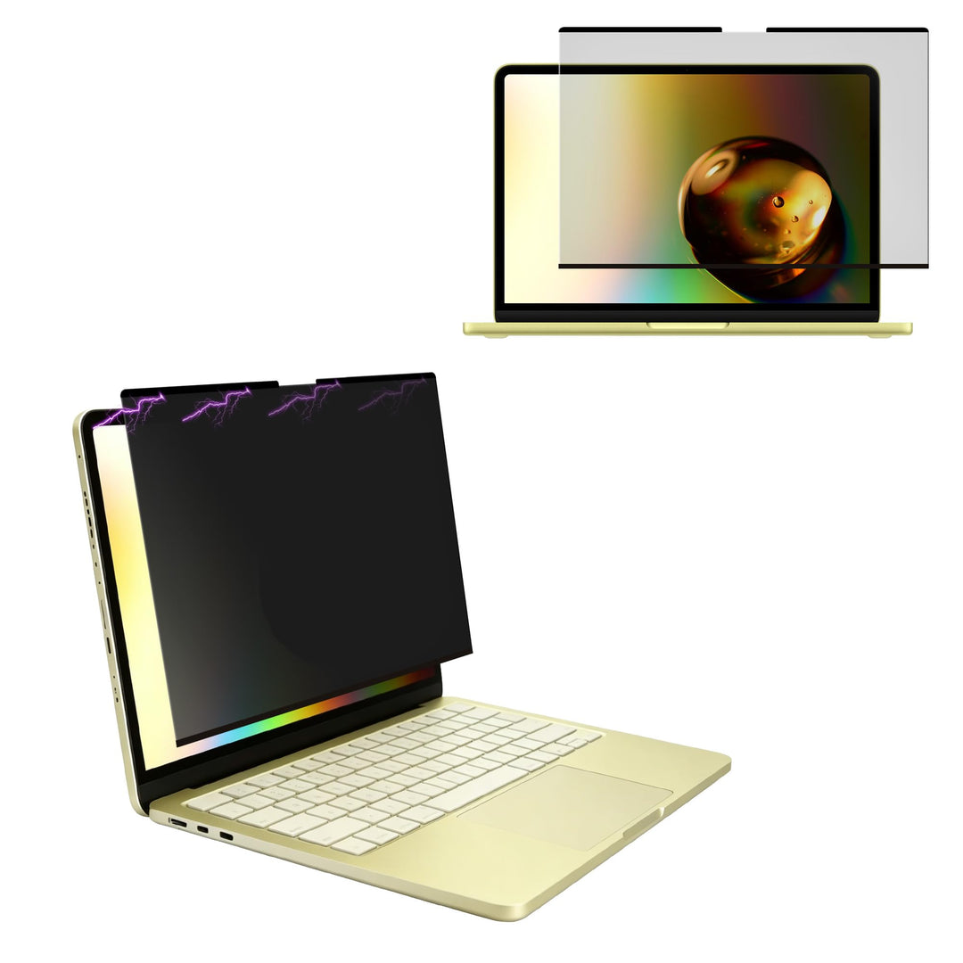 kwmobile Sichtschutzfolie Apple MacBook Neo – Magnetischer Privacy Screen – Anti Spy Filter 1x, 1x