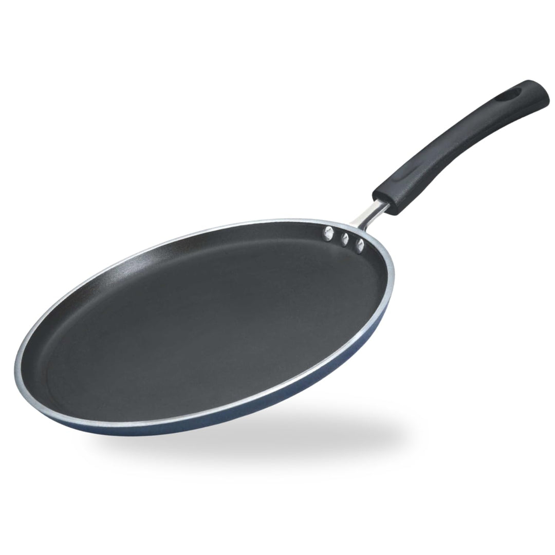 Vinod sein Zest- und flach Dosa Tawa/Grillpfanne, 25,4 cm schwarz 10", 10"