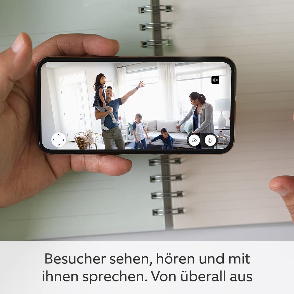 Blink Mini Pan-Tilt Camera | Bewegliche Plug-in-Überwachungskamera für den Innenbereich, Zwei-Wege-A