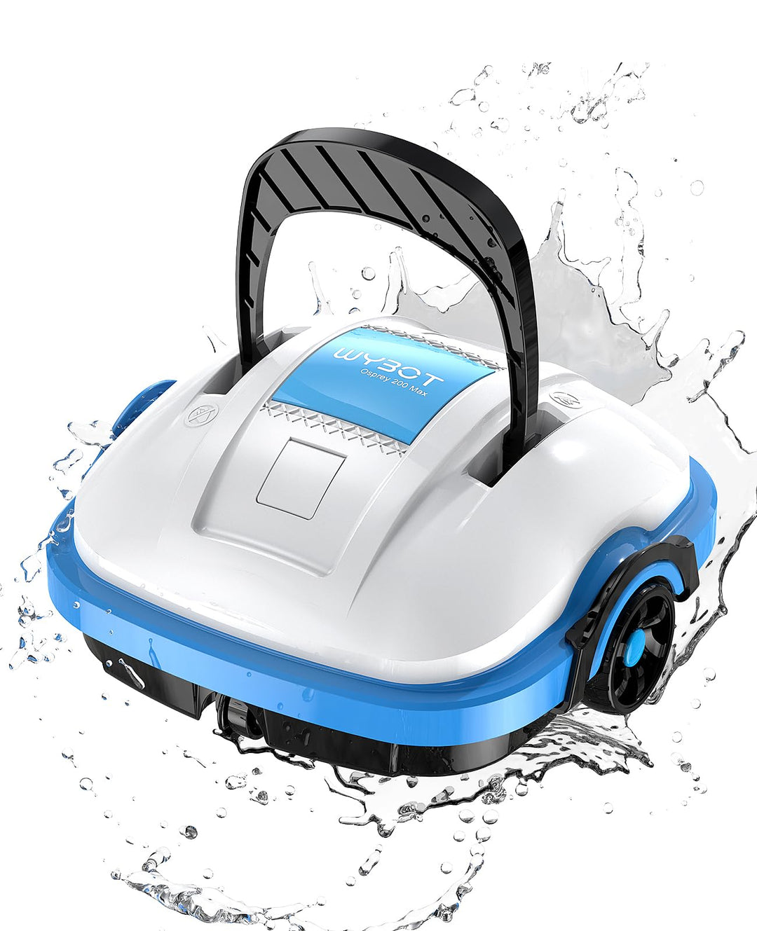 WYBOT Osprey 200 Poolroboter Kabellos mit Akku,Poolsauger,50 Min. Laufzeit,Automatisches Parken,Dopp
