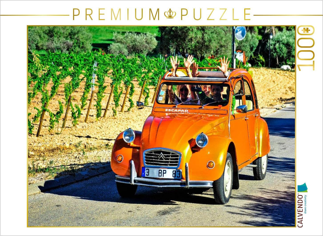 CALVENDO Puzzle Citroën 2CV - die Ente - 1000 Teile Foto-Puzzle für glückliche Stunden, 1000 Teile