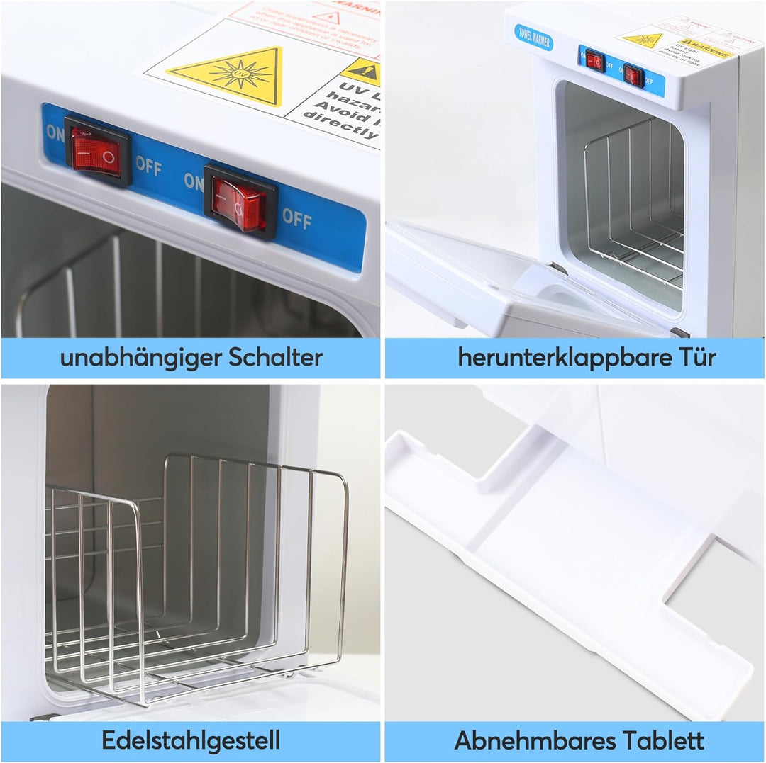 Handtuchwärmer, Professioneller Handtuchheizschrank (176 °F), Extrem Schnelle Aufheizgeschwindigkeit