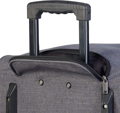 Xcase Reisetasche gross: Faltbare XXL-Reisetasche mit Trolley-Funktion & Teleskop-Griff, 160 l (Reis