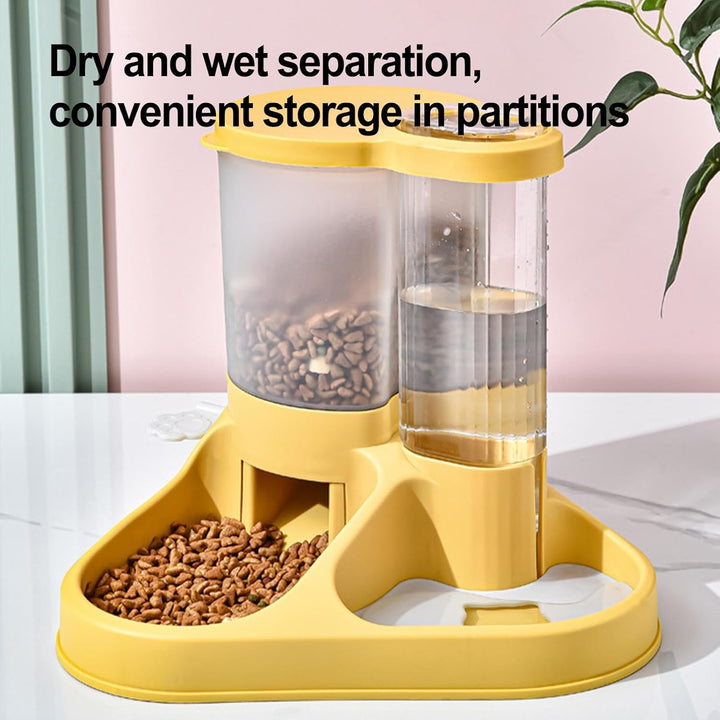 Automatische Futterspender für Hunde, 2-in-1, automatisches Futter- und Wasserspender-Set, grosse Öf