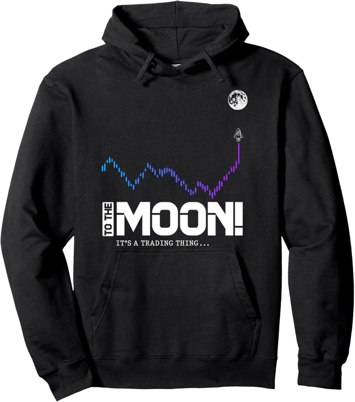 Bitcoin To The Moon Shirt, BTC, Krypto Handel Pullover Hoodie